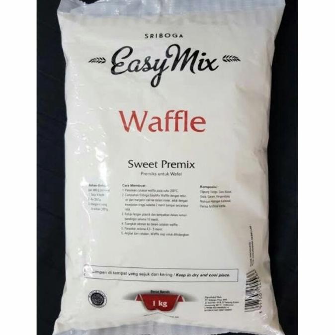 

Tepung Premix SRIBOGA EASYMIX WAFFLE 1kg TERMURAH