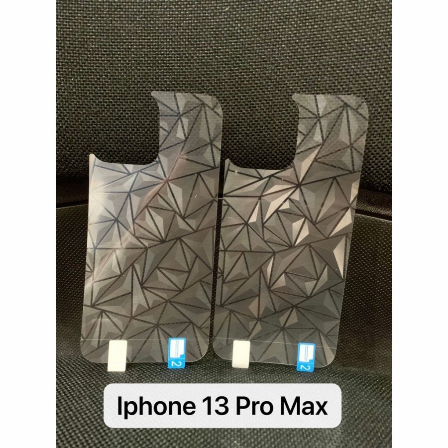 IPHONE 14 14 MAX 14 PRO 14 PROMAX 13 MINI 13 13 PRO 13 PROMAX ANTI GORES BELAKANG SKIN DIAMOND GARSKIN MOTIF 3D SPIRAL ANTI JAMUR PELINDUNG BELAKANG 13 PRO MAX
