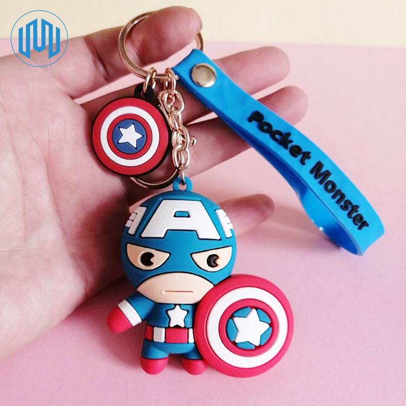 Gantungan Kunci Unik Karakter Superhero Marvell Avenger Spiderman-4