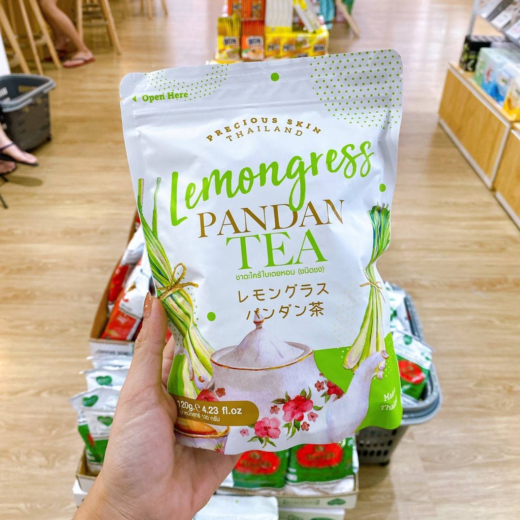 RECOMMEMDED LEMONGRESS PANDAN DETOX TEA THAILAND