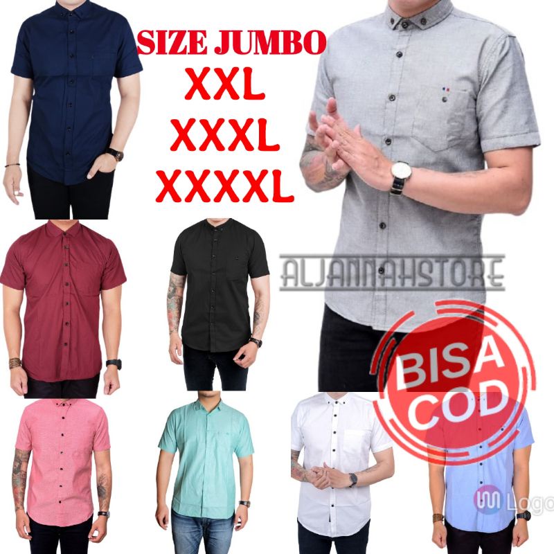 ORIGINAL STARS SEVEN Kemeja Pria Lengan Pendek Baju Cowok Polos viral