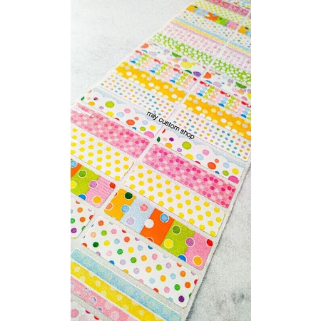 

Polkadot Sticker Label Nama Waterproof