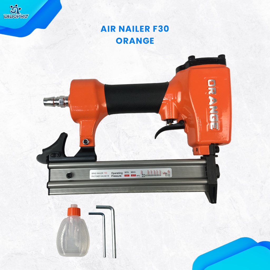 ORANGE Mesin air nailer F30 staples angin tembak paku