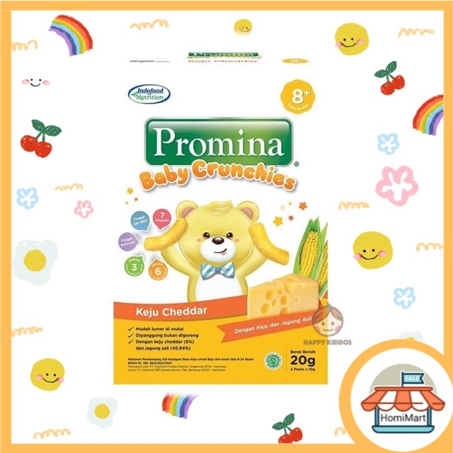 homimart I PROMO TERMURAH Promina Baby Crunchies 20 gr - SNACK BAYI ENAK