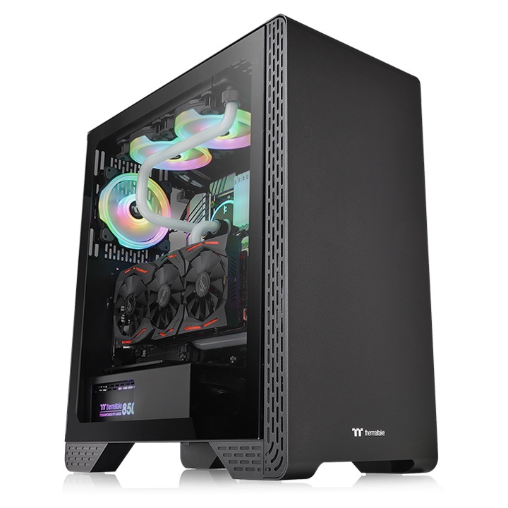 Thermaltake Casing S300 Tempered Glass Edition Mid Tower Chassis