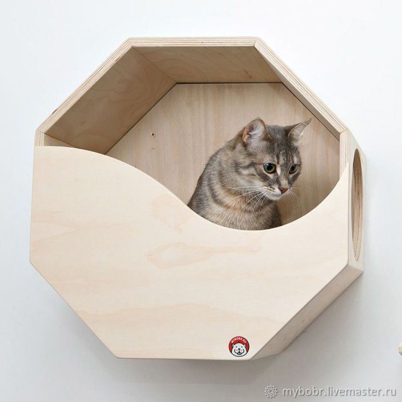 Rumah Kucing Hexagonal / Rumah kucing