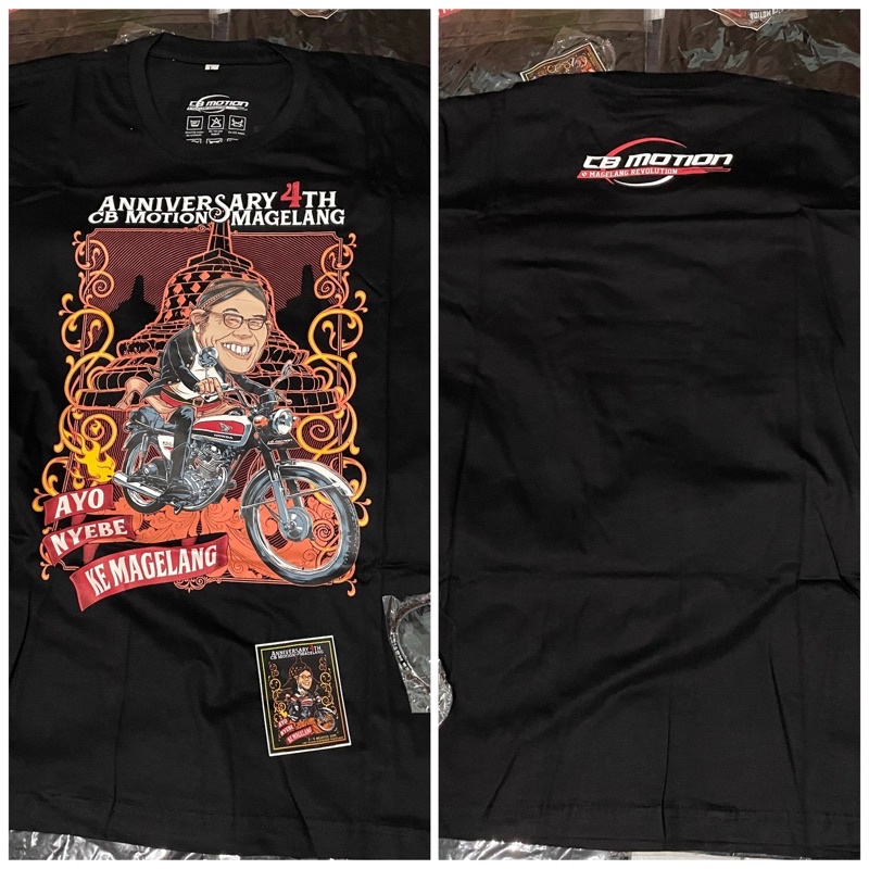 Kaos Tshirt CB kaos acara cb motion magelang original KAOS HONDA CB