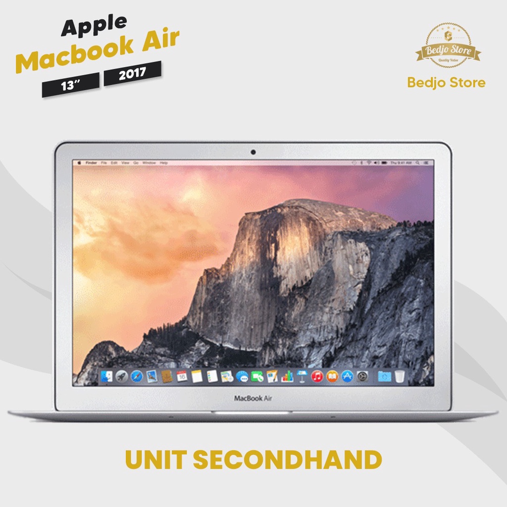 Macbook Air 2017 13' core i5 // i7 128gb 256gb 512gb Second Original