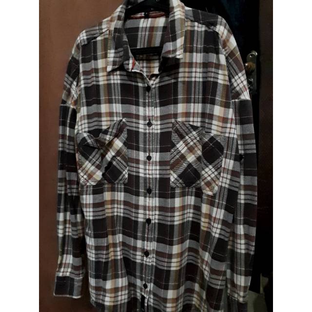 Jual Kemeja Flanel H&t | Shopee Indonesia