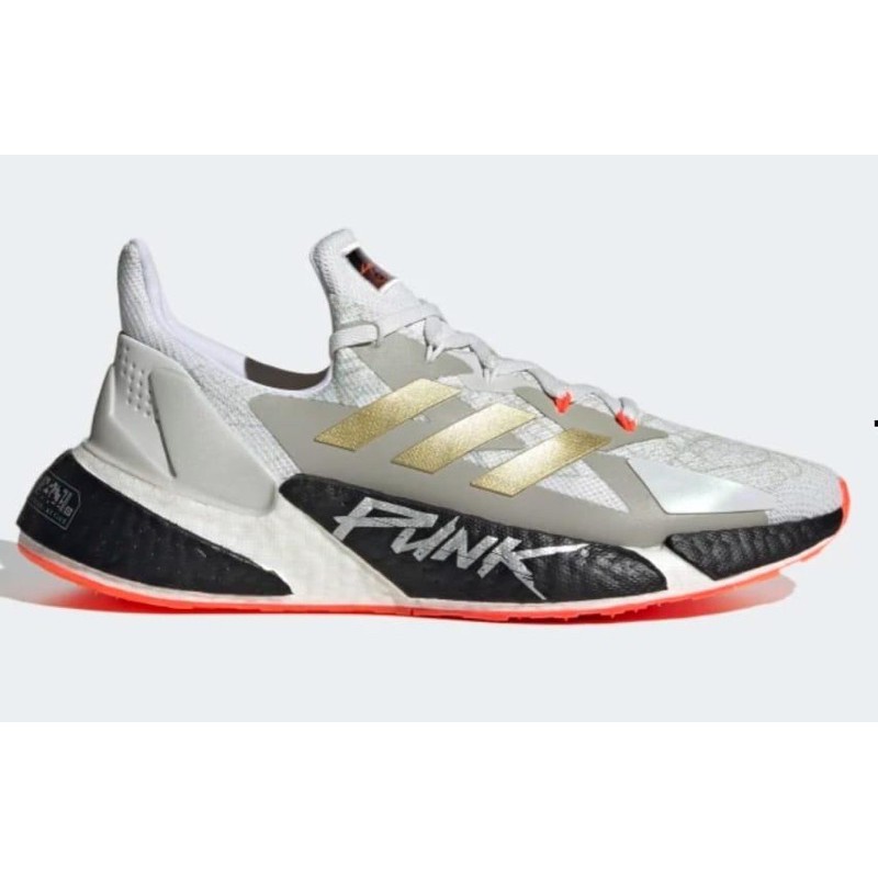 JUAL SEPATU CASUAL ADIDAS X9000L4 2077 CRYSTAL WHITE / GOLD METALLIC/ SOLAR RED CYBERPUNK EDITION