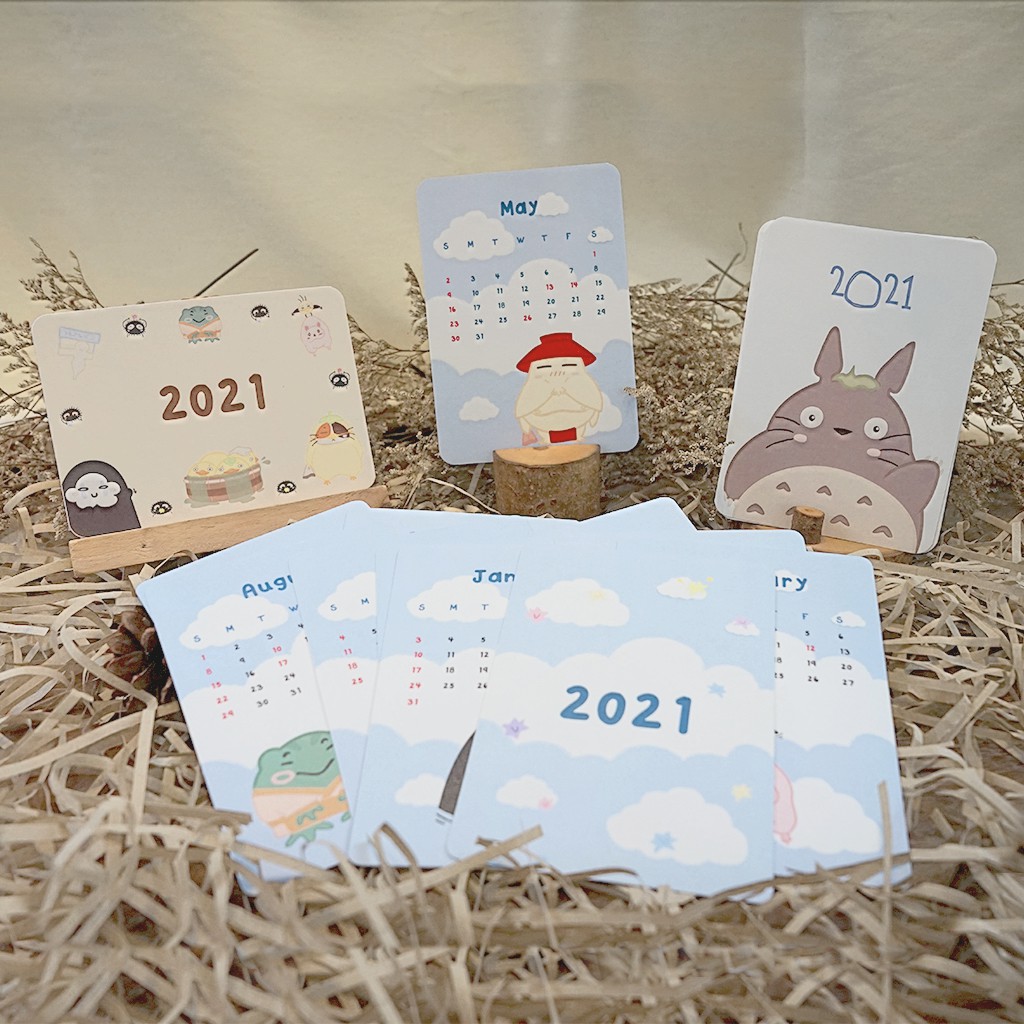 

Calender 2021 Kumokita x Ghibli