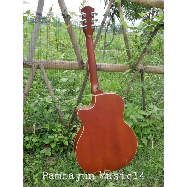 Gitar Akustik Taylor Custom Tanam Besi Gratis Packing Kayu