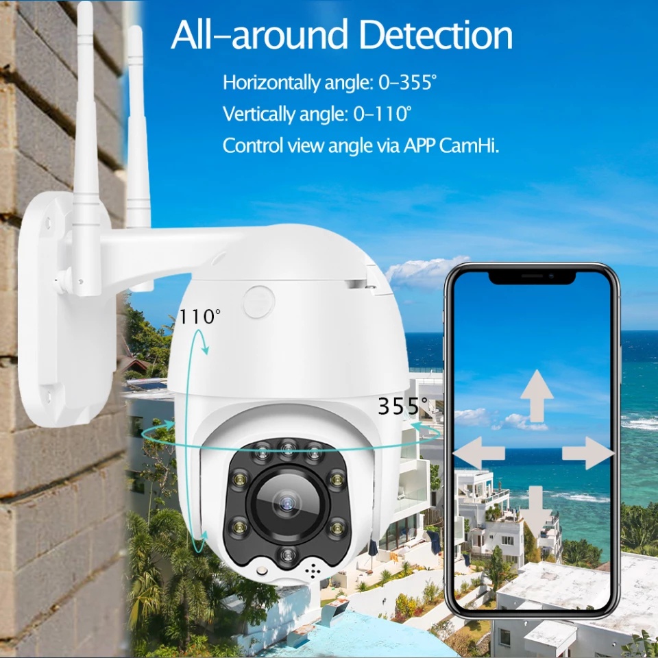 CCTV IP CAMERA IP CAM OUTDOOR OPTICAL ZOOM CCTV WIRELESS CCTV WIFI 1080P FULL HD