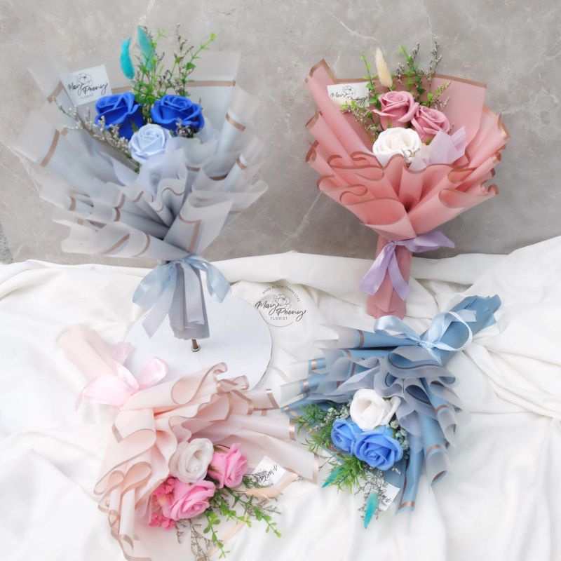 BUKET BUNGA TULIP ARTIFICIAL/BUKET BUNGA ARTIFICIAL/BUKET ANNIVERSARY WISUDA ULANG TAHUN TERLARIS