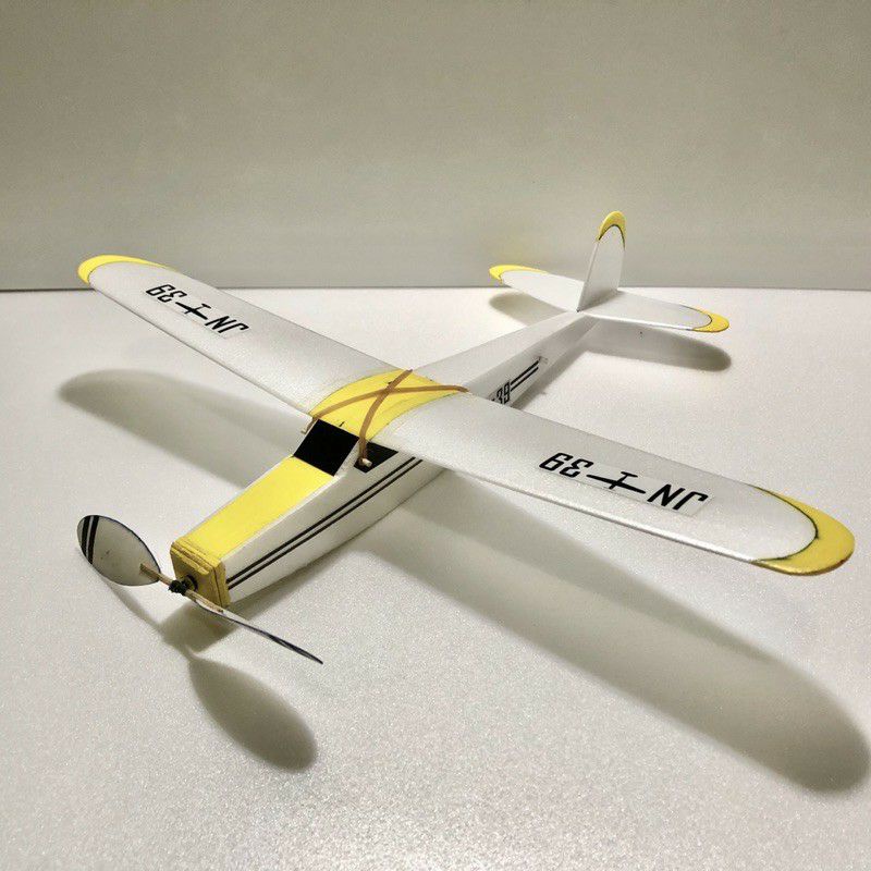 PESAWAT TENAGA KARET JN-39 Siap Terbang