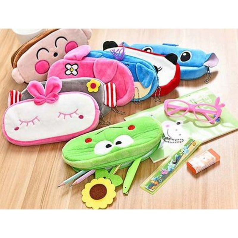 

HL0119 Pouch Aksesoris Kosmetik Karakter Tempat Kotak Pensil Lucu Murah