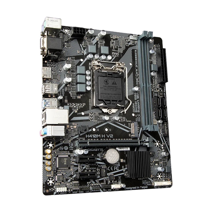 Motherboard Gigabyte H410M H V2 LGA1200 H410 DDR4 USB3.2 SATA3