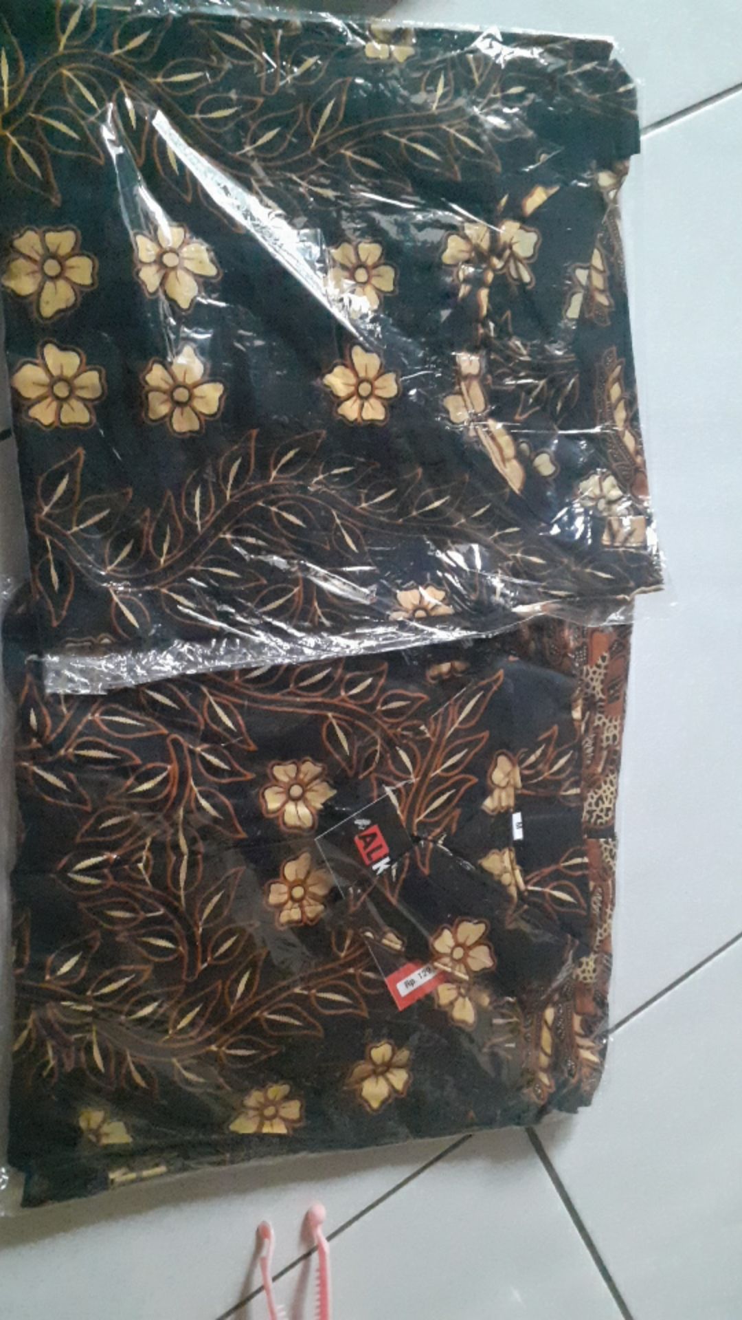 Batik Couple Pria Wanita Motif Cendrawasih Baju Seragam Alkhalis