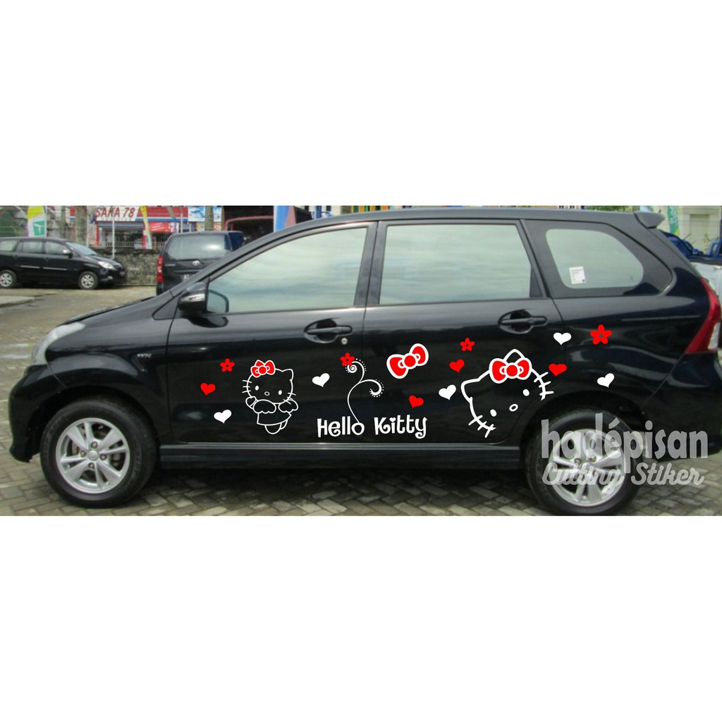 Gambar Stiker Mobil Avanza Hitam