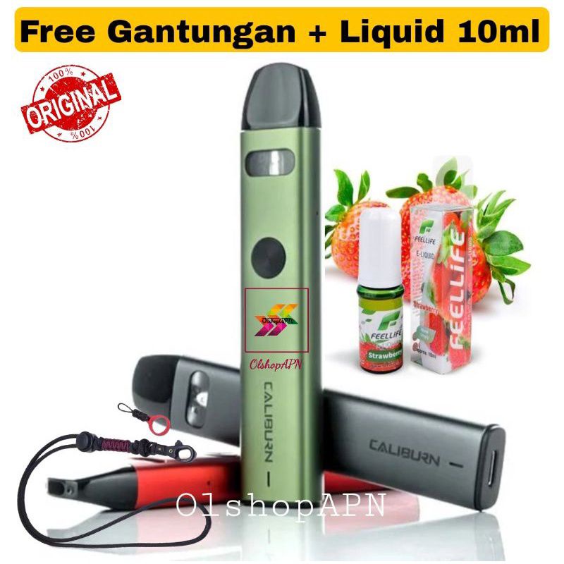 Terbaru New elektronik FLASH SALE ELEKTRONIK Bonus liquid 10 ml dan gantungan Uwel Caliburnn A2 Originalberkualitas ORIGINAL OYTHENHEEK