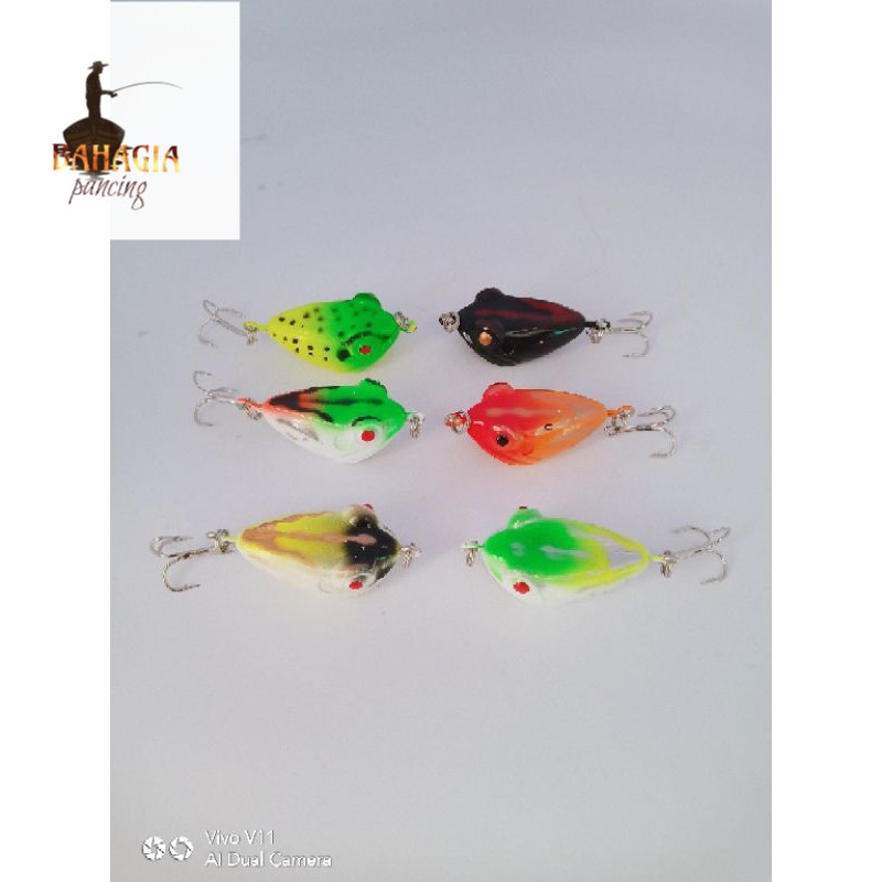 umpan pancing casting hard frog lures minow umpan kodok kodokan umpan mainan