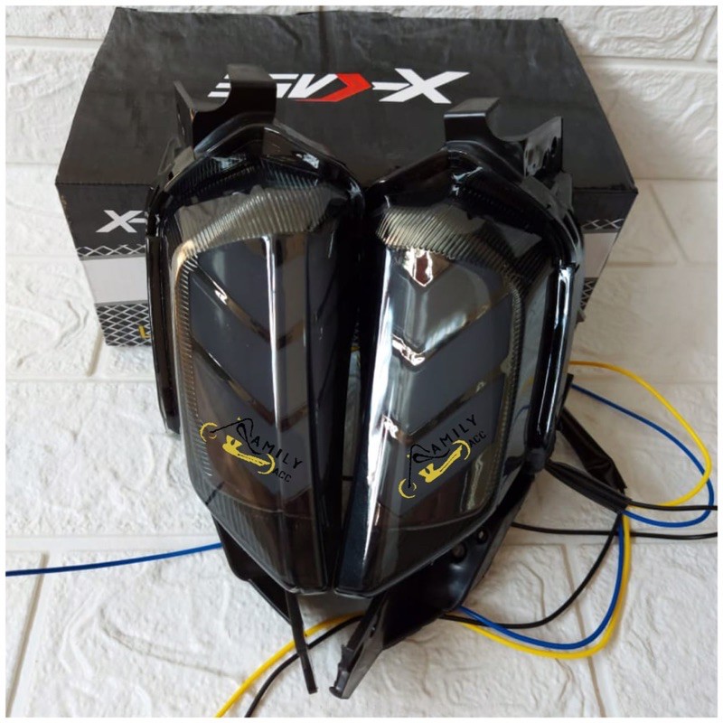 Stoplamp Belakang Nmax New 2020 plus Lampu Sein Sen Assy Depan Yamaha All New Nmax 2020 Senja Biru