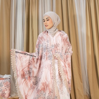 mukena dewasa 2 in 1 apm shakila motif daily laser cut renda traveling terbaru mewah dan cantik