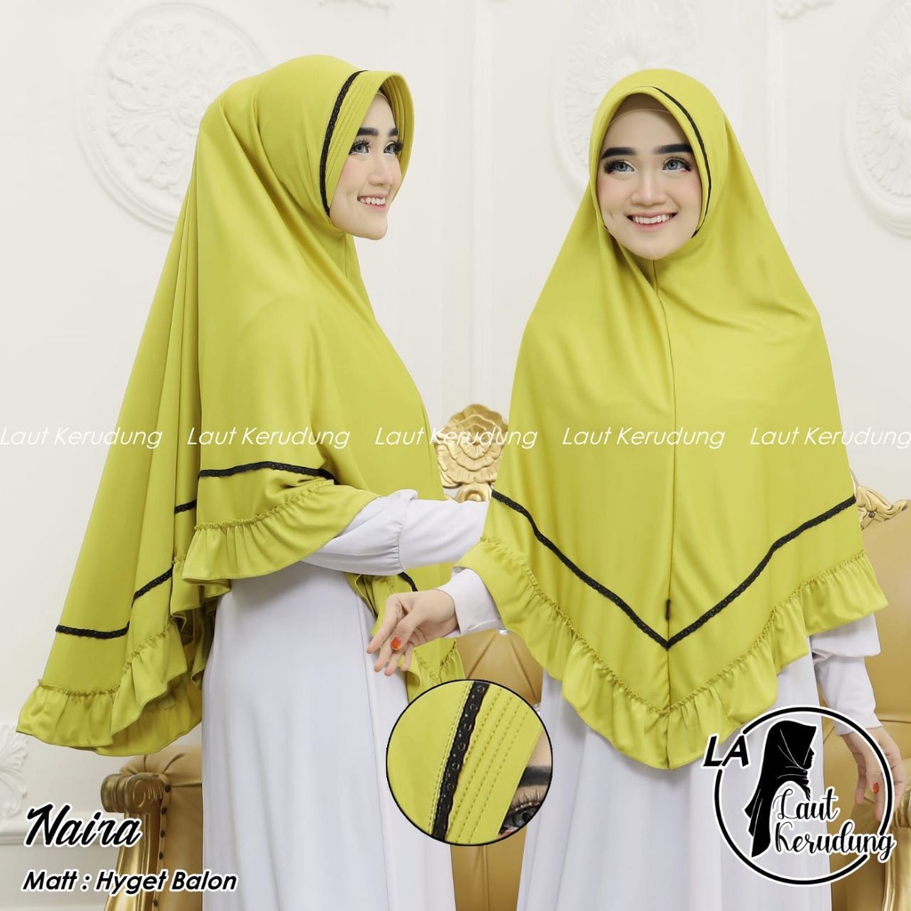 HIJAB INSTANT NAIRA ORI LAUT KERUDUNG ANB