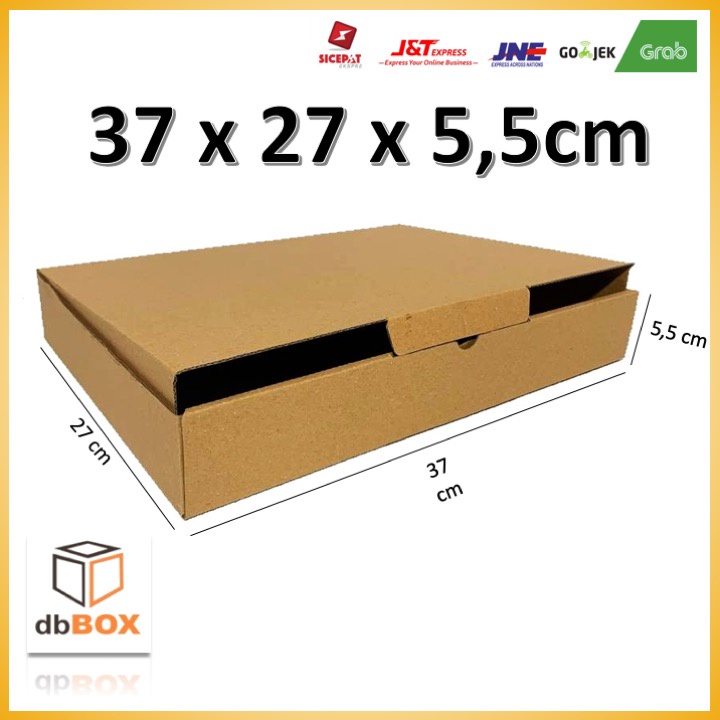 Kardus 37x27x5,5 cm | Box Die Cut & Easy Usage | Box Donut Isi 12-1