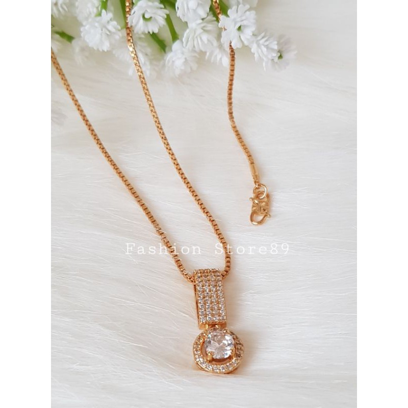 Kalung Import Fashion Full permata Jurai Xuping perhiasan xuping impor lapis emas TR2150x