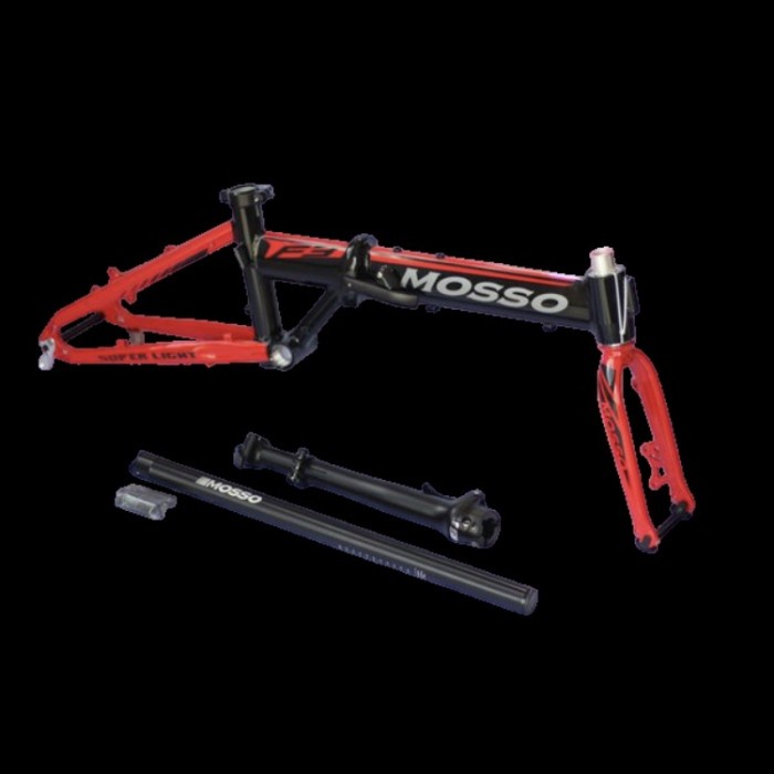 Frame sepeda lipat MOSSO F3 Alloy 20 inch discbrake folding bike origi