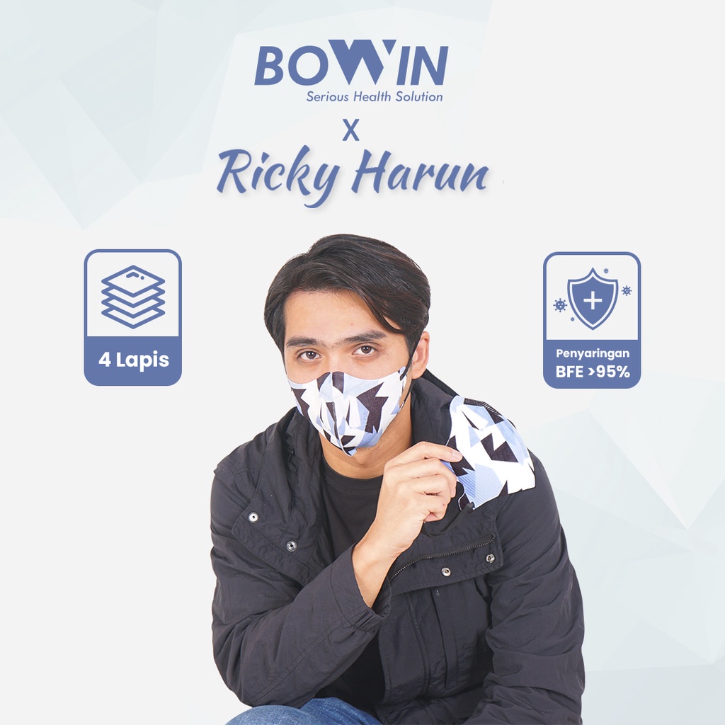ORI Bowin Masker KN95-3D Duckbill (Filter ≥95% BFE PFE) Masker Medis /Masker Kesehatan /Masker 3D