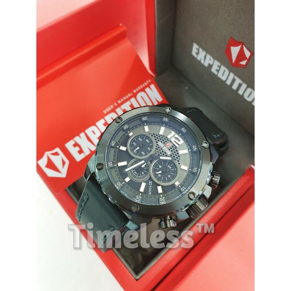 Jam tangan pria expedition E 6767 M Black