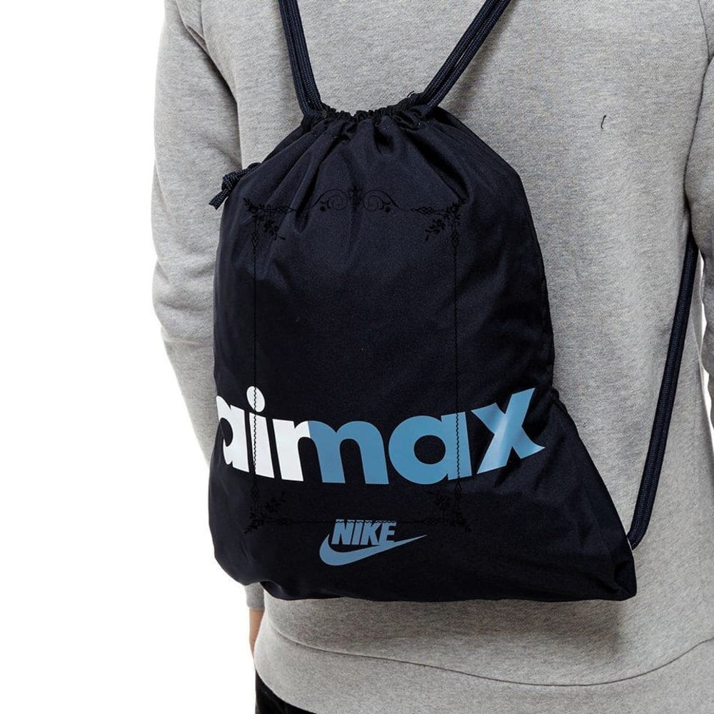 Grosir Tas Serut Gymsack String Bag Tas Futsal Sepak Bola Nike Airmax Biru Keren