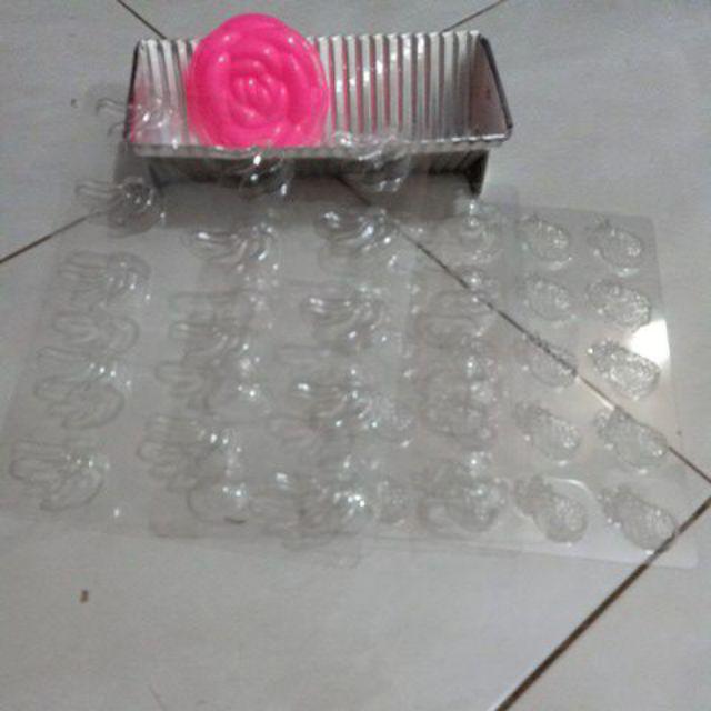 Cetakan Coklat Puding Mika Buah Nanas