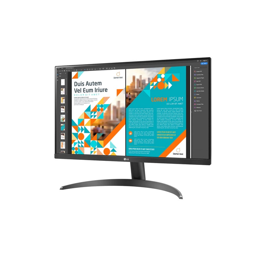 Monitor LG 23.8&quot; LED 24QP500-B QHD IPS with AMD FreeSync