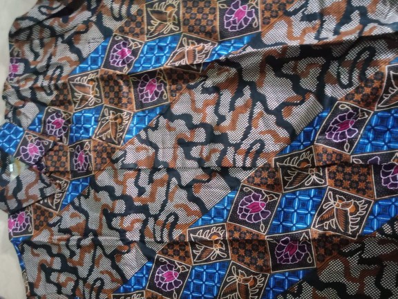 Kemeja Batik Pria Lengan Panjang Size M L Xl Xxl  Bswart Batik Hrb026 Kenongo Hem Panjang Pad
