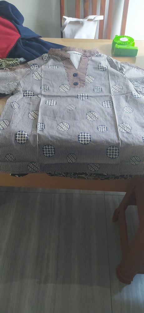 Ax- 32 Atasan Batik Wanita Katun Strecth Lengan 3/4 Untuk Kerja Kantoran Model Simple Terbaru