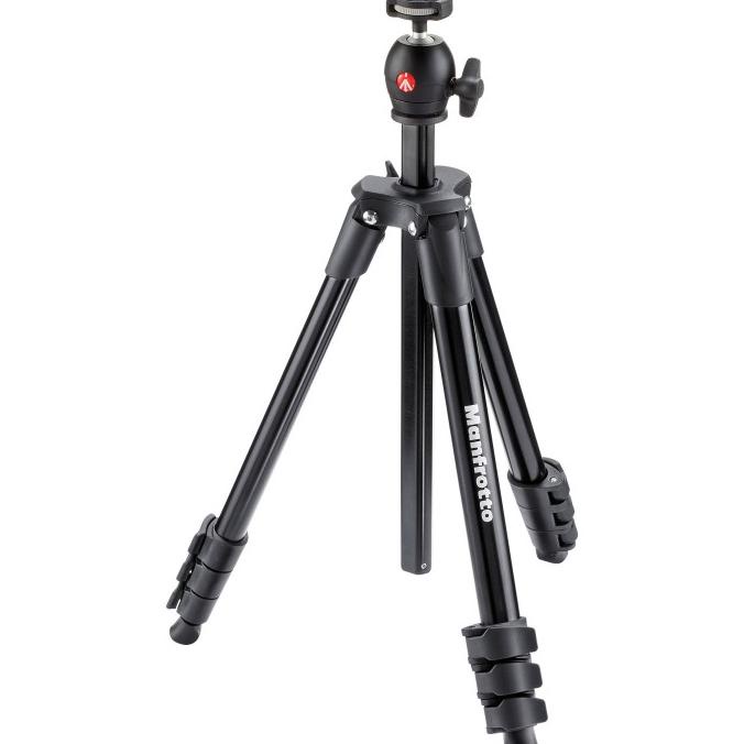 Terlaris Manfrotto Compact Light Aluminium Tripod