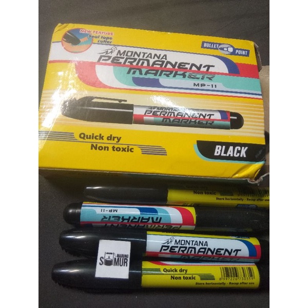 

Spidol MP 11 Permanen Hitam ( 1pcs )