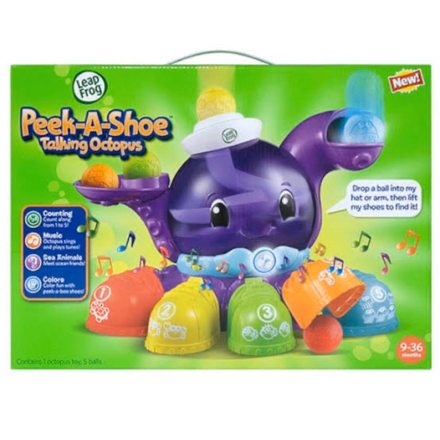 Peek a shoe talking octopus ( Leap Frog )