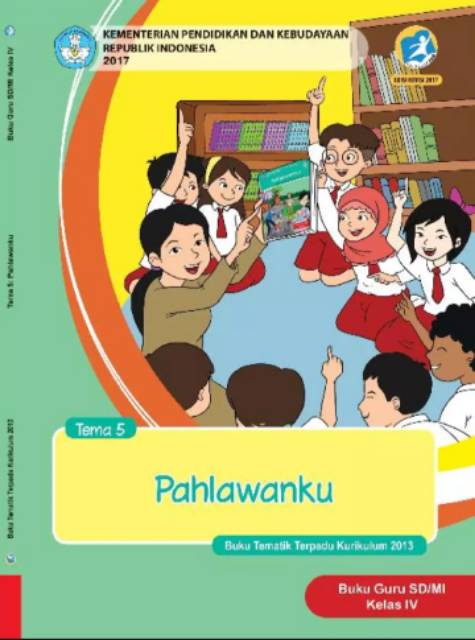 Sepaket buku guru tematik sd kelas 4 smtr 1