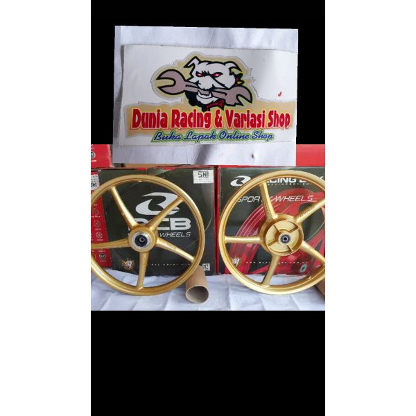 BRILIANT Velg RCB Jupiter Z palang 5 warna Gold Velg racing boy jupiter z