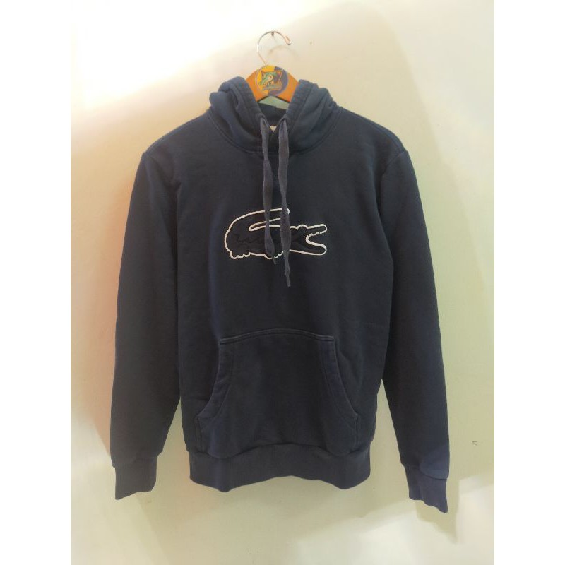 Hoodie Lacoste navy on navy