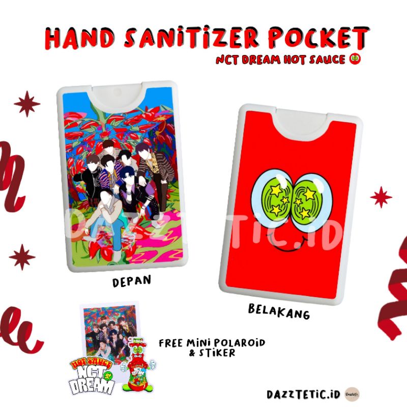 Hand Sanitizer Pocket Spray NCT Dream Hot Sauce