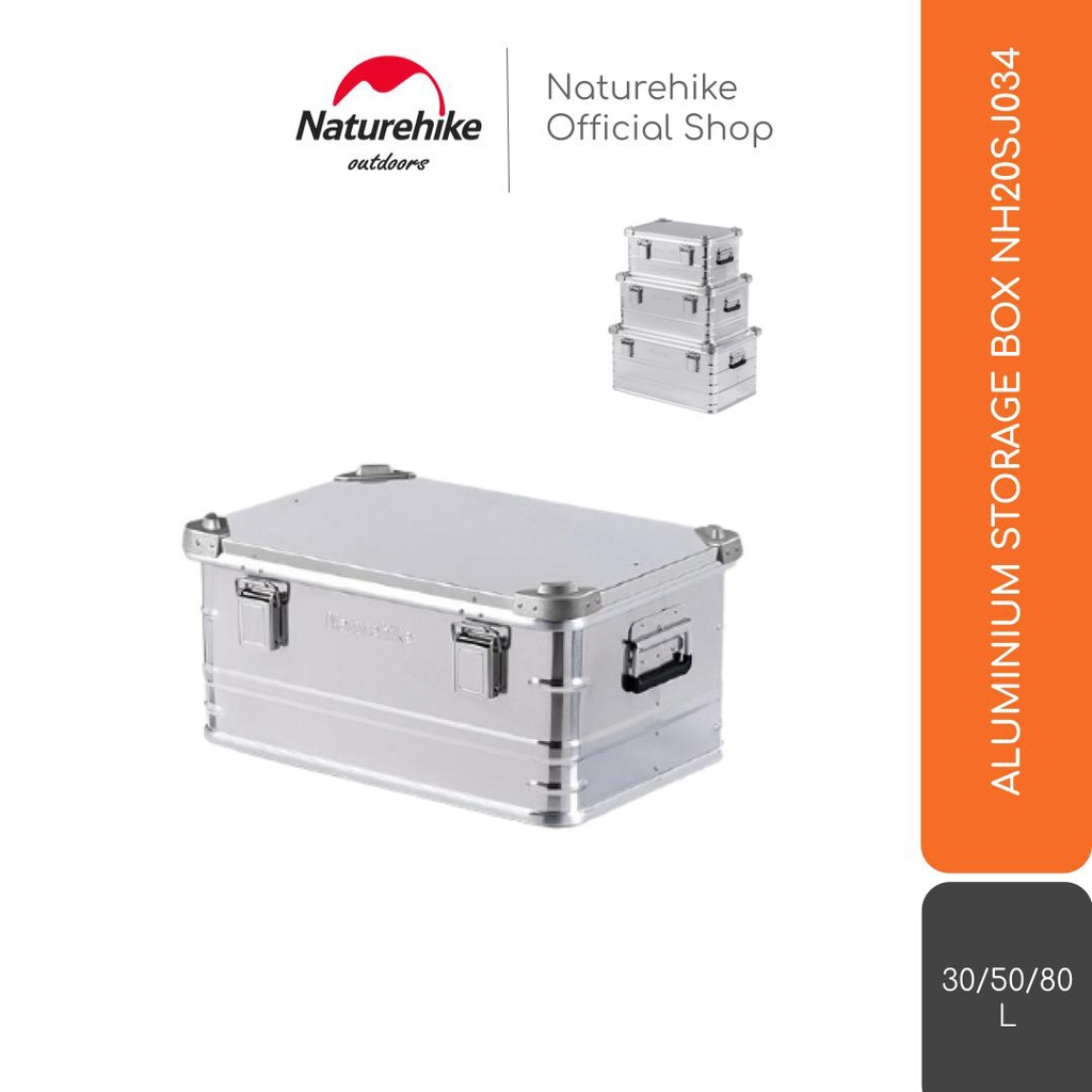 Naturehike Aluminium Storage Box Nh20Sj034 Outdoor Portable Camping