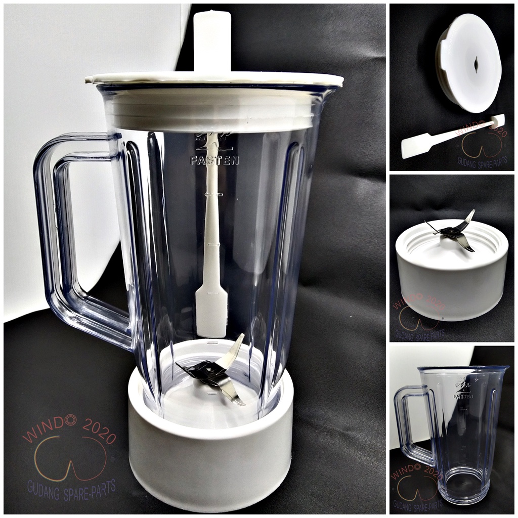 GELAS BLENDER JUS MIYAKO / NATIONAL FULLSET | FULLSET GLAS BLANDER NASIONAL SATU SET