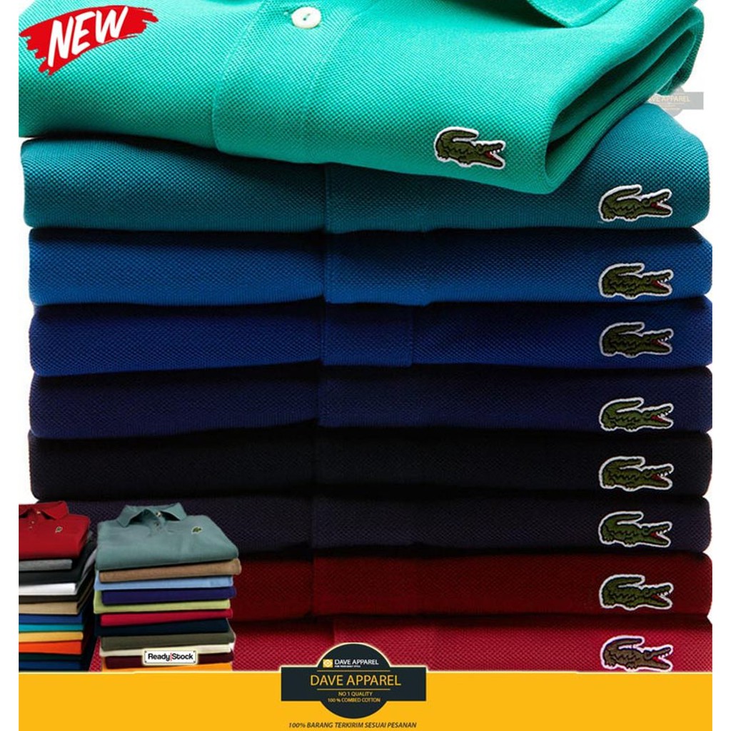 Promo polo shirt Lacoste big size 2xl 3xl 4xl Diskon