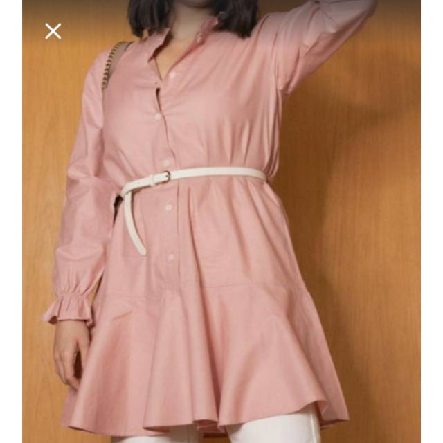 Dress pink casual new