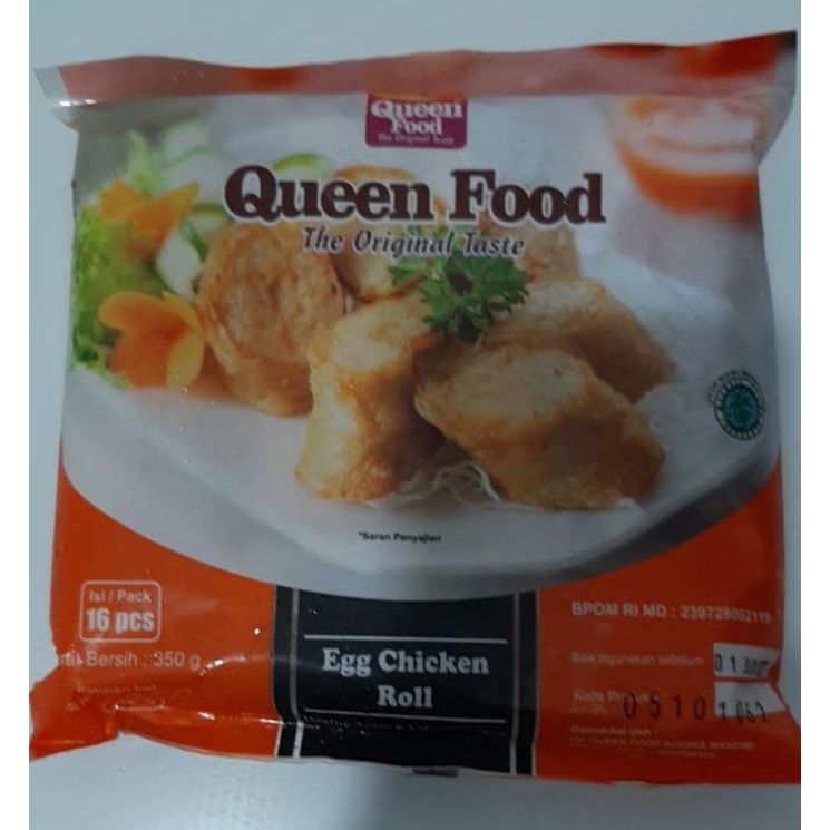 

Queen Food Egg chicken roll 350gr